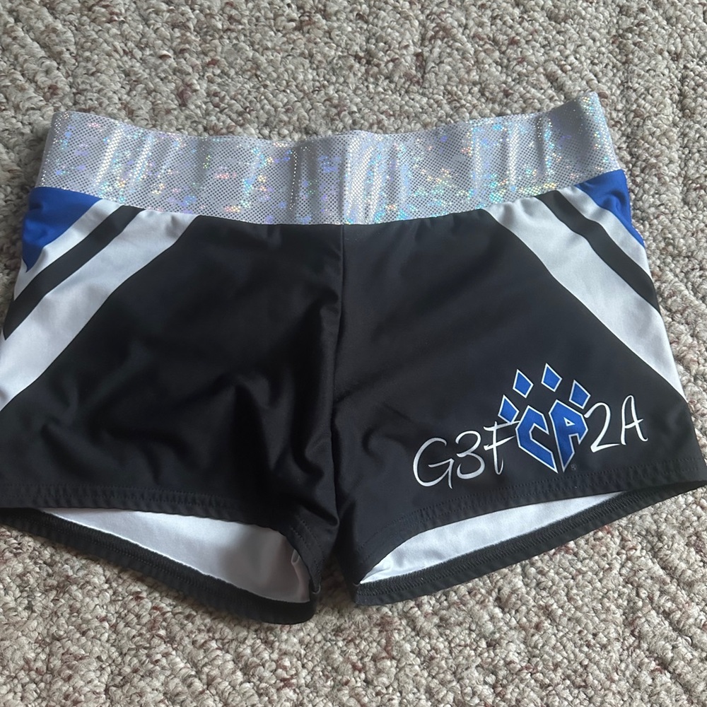new cheer athletics  practice wear adult small shorts